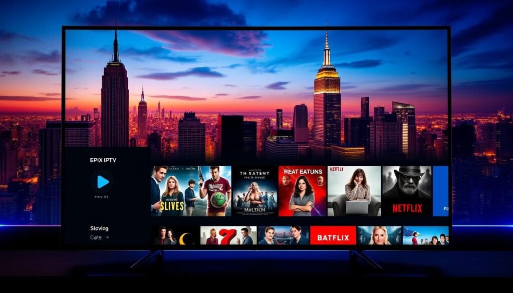 EPIX IPTV Streaming Interface